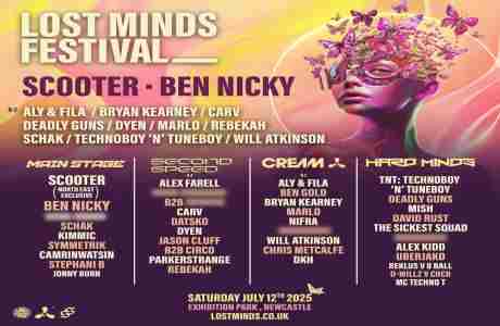 Lost Minds Festival in Newcastle upon Tyne on 12 Jul