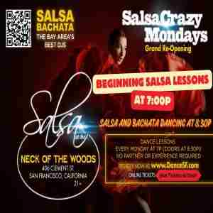 Salsa Dance Classes 4 Week Progressive Series and Salsa and Bachata Dancing - SalsaCrazy Mondays in San Francisco on 3 Mar