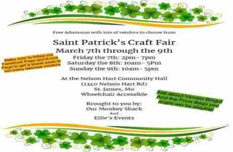 2nd Saint Patrick's Craft Fair in Saint James on 7 Mar