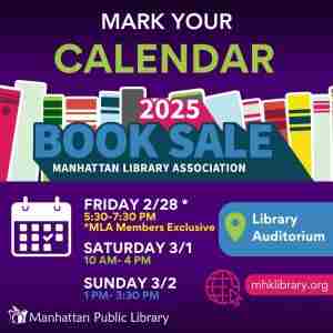 Best 3-DAY Book Sale in Manhattan in Manhattan on 1 Mar