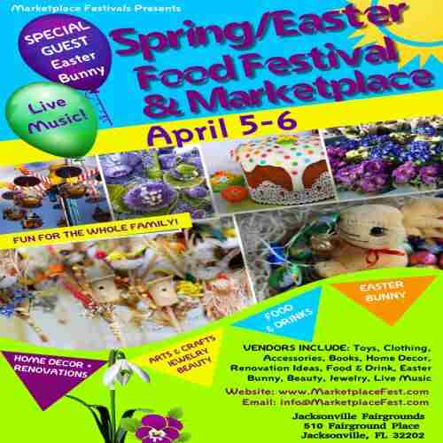 Jacksonville Spring/Easter Market and Food Festival at the Jacksonville Fairgrounds! in Jacksonville on 5 Apr