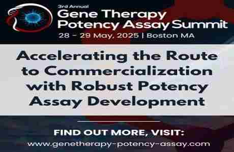 3rd Gene Therapy Potency Assay Summit 2025 in Boston on 28 May