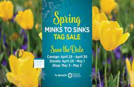 Minks to Sinks Sale in Connecticut on 3 May