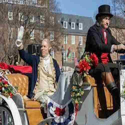 George Washington Birthday Parade in Virginia on 15 Feb