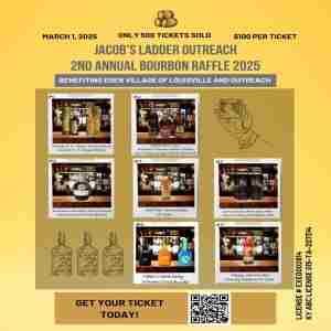 Jacob's Ladder Outreach 2nd Annual Bourbon Raffle in Louisville on 1 Mar