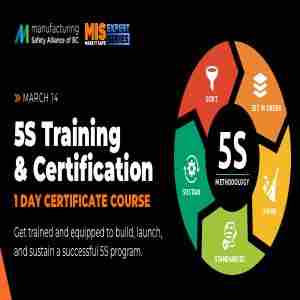 Lean 5S Certificate Training - 1 Day Workshop (Nanaimo) in Nanaimo on 14 Mar