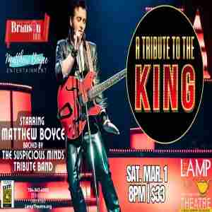 Tribute to the King: Elvis tribute starring Matthew Boyce in Irwin on 1 Mar