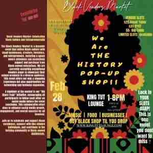 We Are The History Pop Up Shop! in Charlotte on 28 Feb