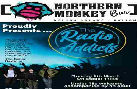 The Radio Addicts live at Northern Monkey Bar Bolton in Bolton on 9 Mar