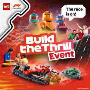 LEGO® F1® - themed 'Build the Thrill Event' at LEGOLAND Discovery Center Chicago in Schaumburg on 6 Mar