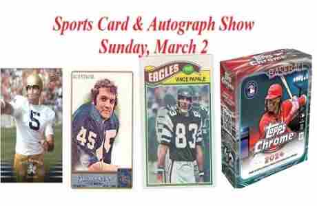 Greater Boston Sports Card and Autograph Show in Dedham on 2 Mar