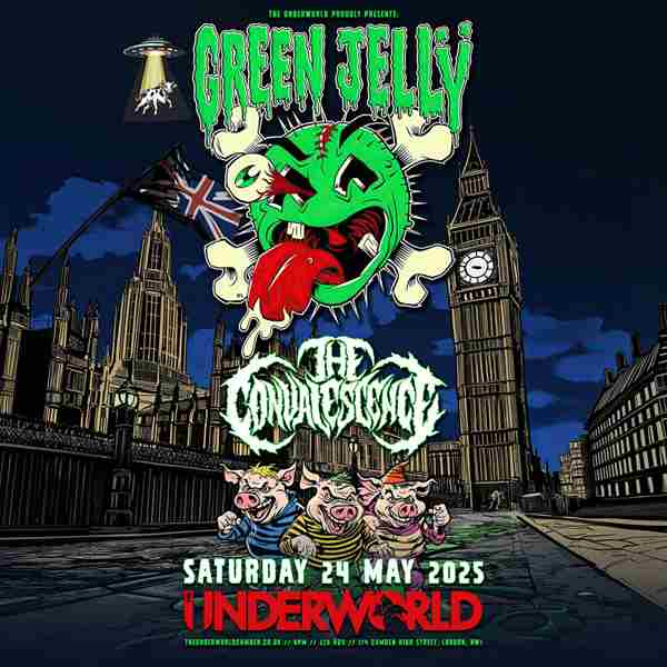 GREEN JELLY at The Underworld - London in London on 24 May