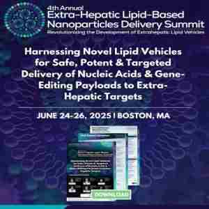 4th Extra-Hepatic Lipid-Based Nanoparticles Delivery Summit in Boston on 24 Jun