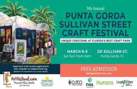 9th Annual Punta Gorda Sullivan Street Craft Festival in Punta Gorda on 8 Mar