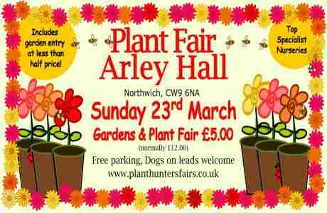 Spring Plant Hunters' Fair at Arley Hall and Gardens on Sunday 23rd March in England on 23 Mar