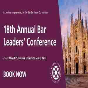 18th Annual Bar Leaders' Conference in Milano on 21 May