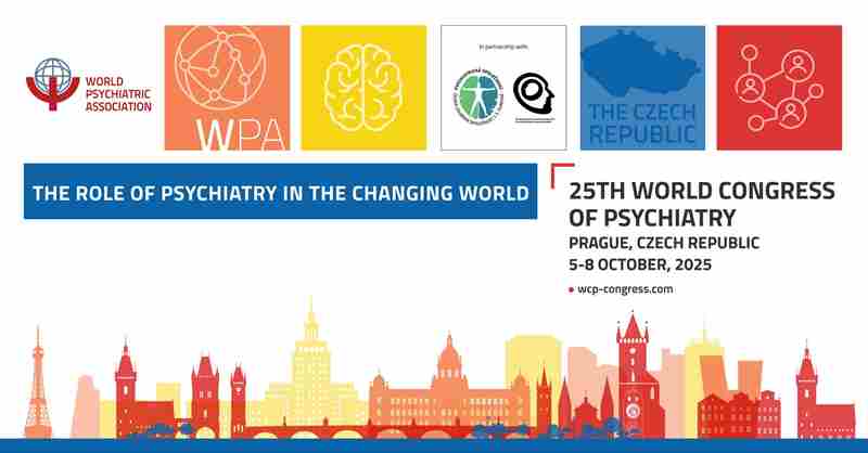 WCP 25: 25th World Congress of Psychiatry in Prague on 5 Oct