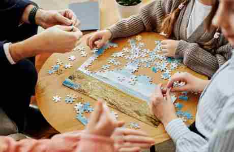 Lynn Valley Library Puzzle-A-Thon in North Vancouver on 8 Mar