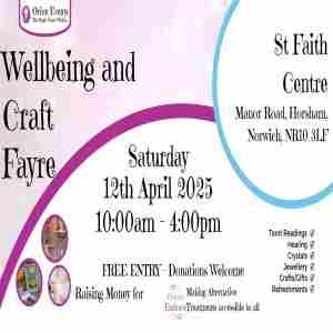 Wellbeing and Craft Fayre in Norwich on 12 Apr