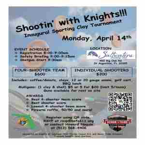 Shootin' with Knights in St  Augustine on 14 Apr