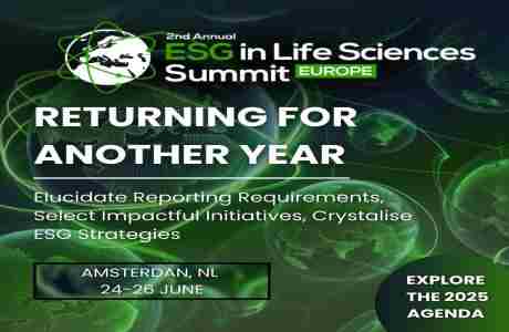 2nd ESG in Life Sciences Summit Europe in Amsterdam on 24 June 2025