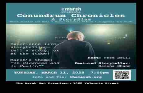 Conundrum Chronicles: A StorySlam in San Francisco on 11 Mar