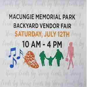 9th Backyard Vendor Fair in Macungie on 12 July 2025