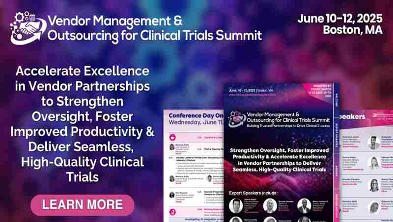 Vendor Management and Outsourcing for Clinical Trials in Boston on 10 Jun