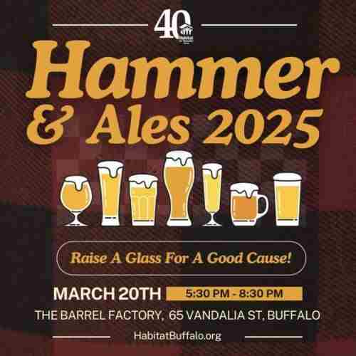 Hammer and Ales 2025 in Buffalo on 20 Mar