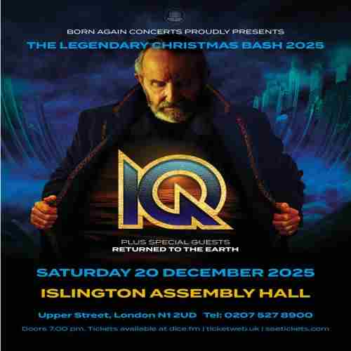 IQ | THE LEGENDARY CHRISTMAS BASH at Islington Assembly Hall - London in London on 20 Dec