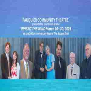 Fauquier Community Theatre presents the classic courtroom drama "Inherit The Wind" March 14 - 30 in Warrenton on 21 Mar