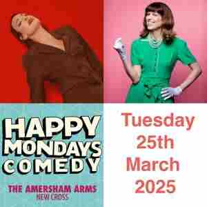 Happy Tuesdays Comedy at The Amersham Arms New Cross : Sara Barron / Catie Wilkins Double Preview in London on 25 Mar