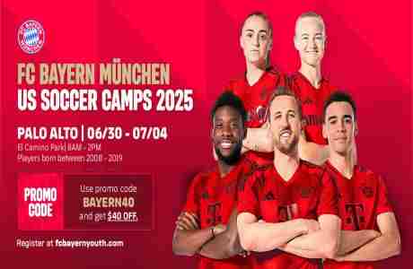 BAYERN MUNICH SOCCER CAMP PALO ALTO in Palo Alto on 30 June 2025