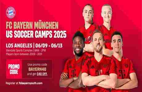 BAYERN MUNICH SOCCER CAMP LOS ANGELES in Glendale on 09 June 2025