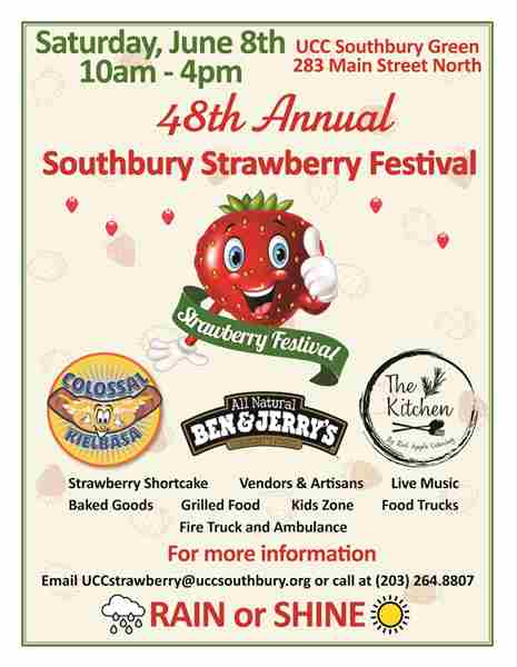 48th Annual Southbury Strawberry Festival in Southbury on Saturday, June 8, 2024