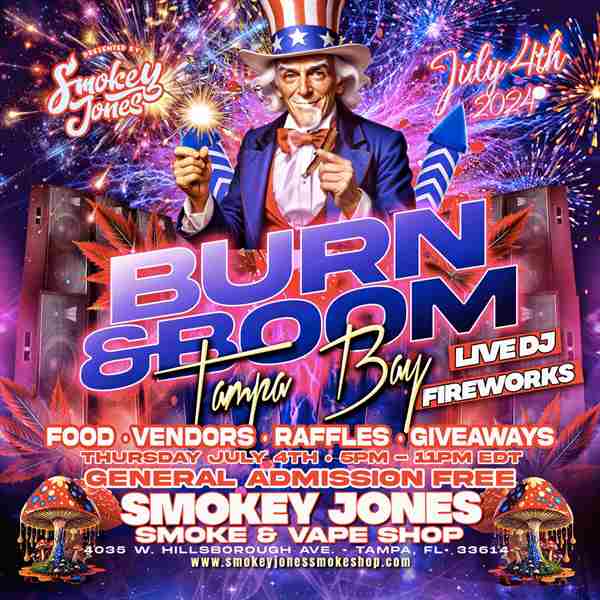 Burn and Boom Tampa Bay in Tampa on Thursday, July 4, 2024
