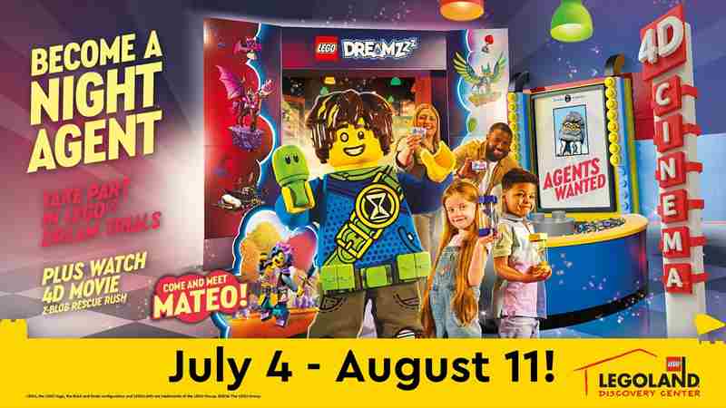LEGO® DREAMZzz: Agents Wanted Event at LEGOLAND® Discovery Center San Antonio in San Antonio on Thursday, July 4, 2024